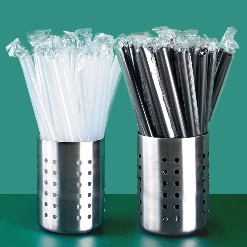 Disposable Plastic Beverage Drinking Boba Tea Straw Bubble Tea PP Plastic Straw