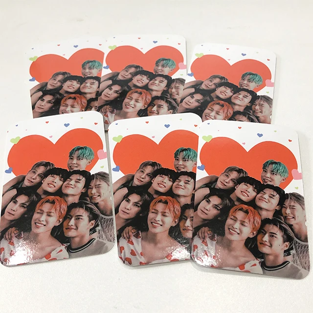 Wholesale custom hot sale photo pattern printing kpop event paper cards photocards