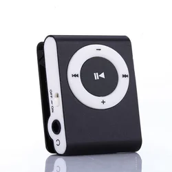 Walkman MP3 Player sport Metal Clip Mini MP3 Music Player Kit With Usb Cable and Earphone Support TF Card