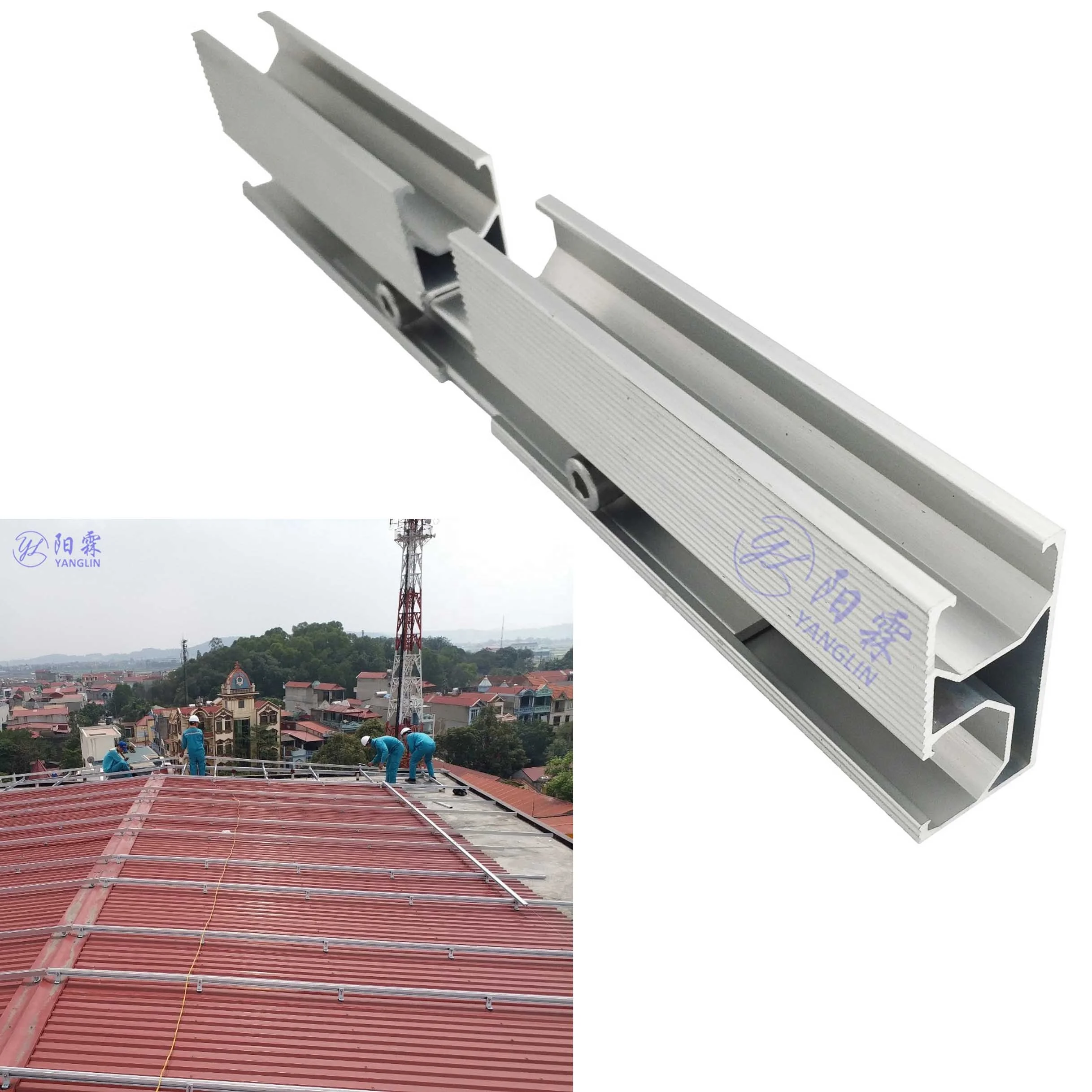 Заводская индивидуальная Солнечная алюминиевая направляющая