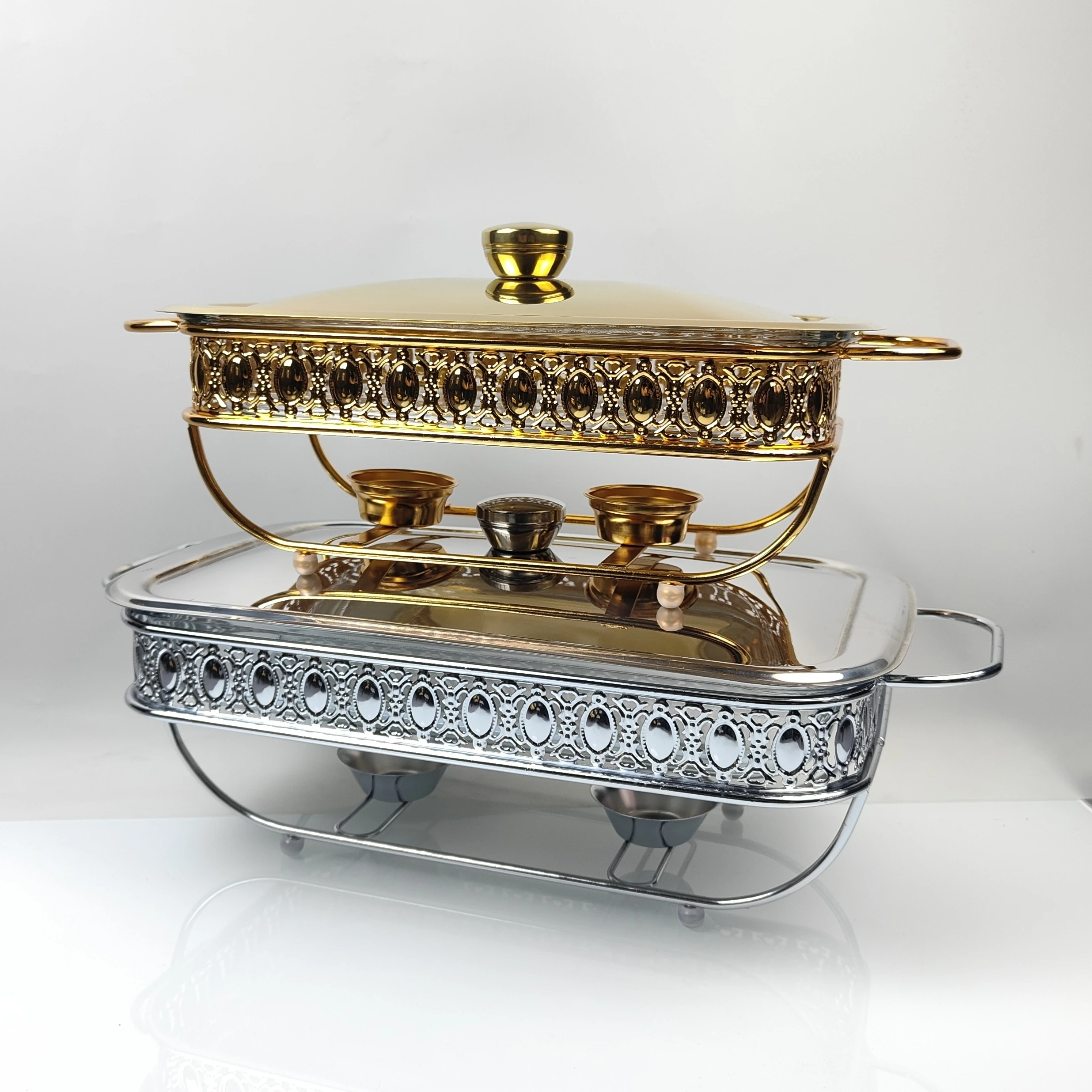buffet chafing dishes in dubai food warmer equipment arabic food warmer chafing dish