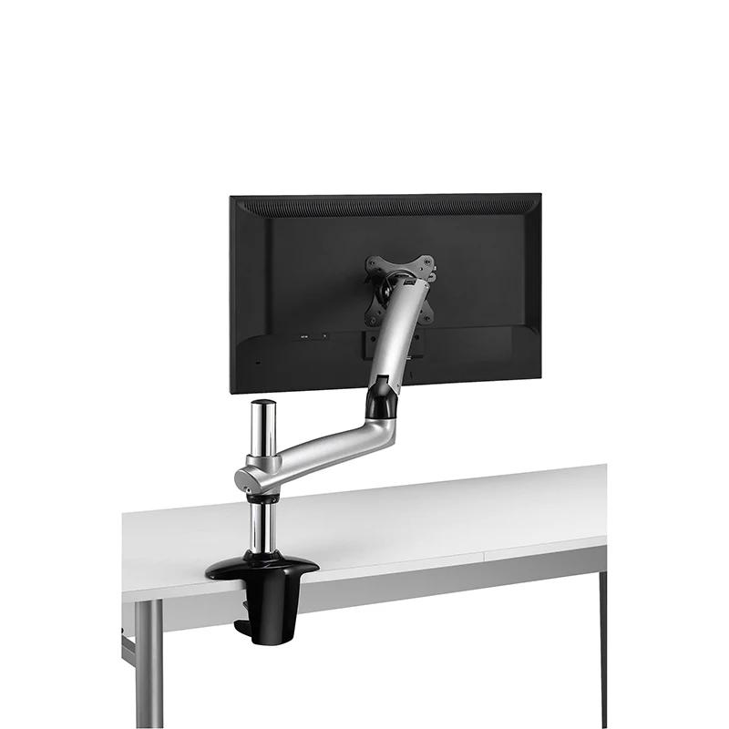 Aluminum Made Swivel Rotation Tilt Desk Arm Bracket for Single Monitor