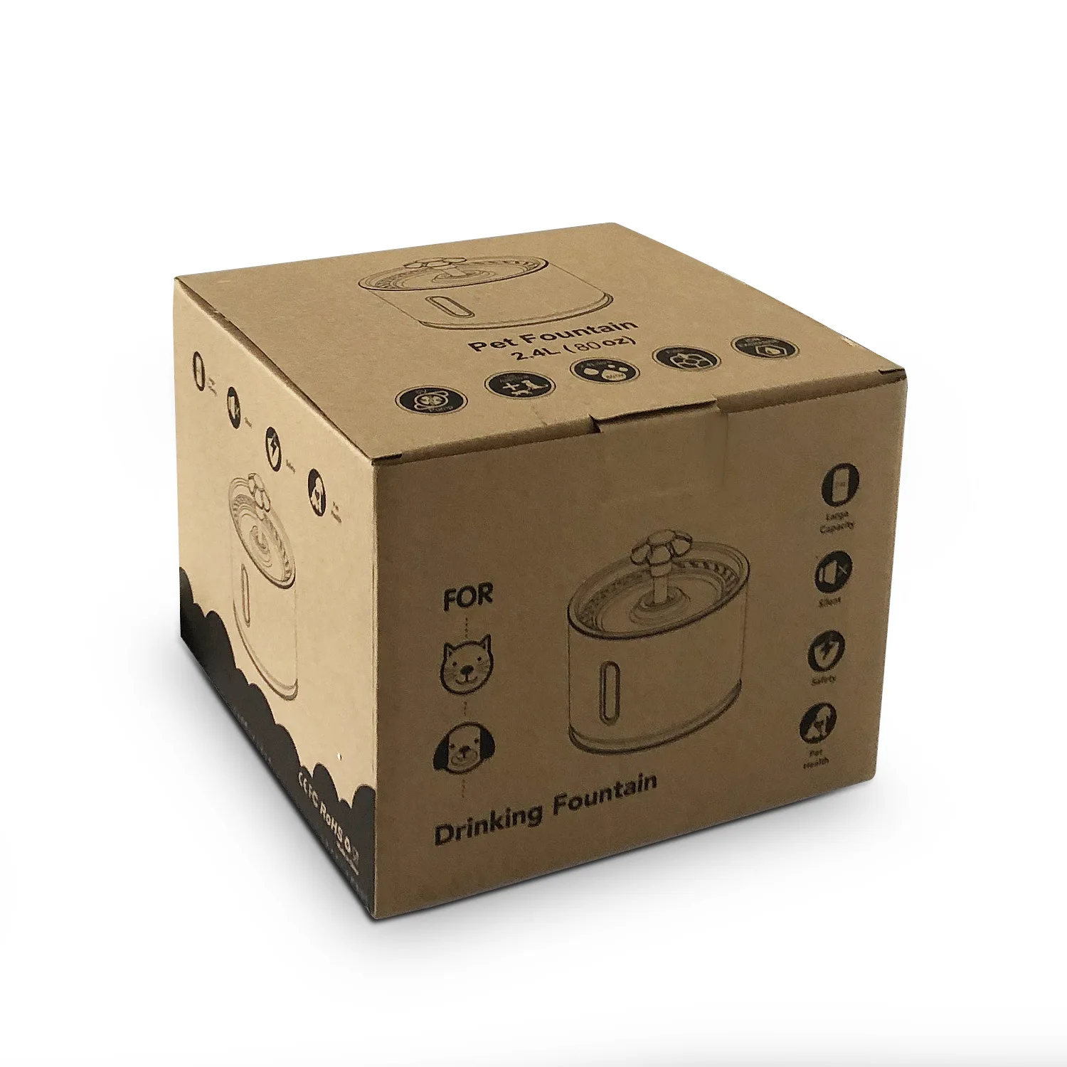 New USB modern smart fountain filter pet water dispenser custom automatic pet feeder and ater dispenser