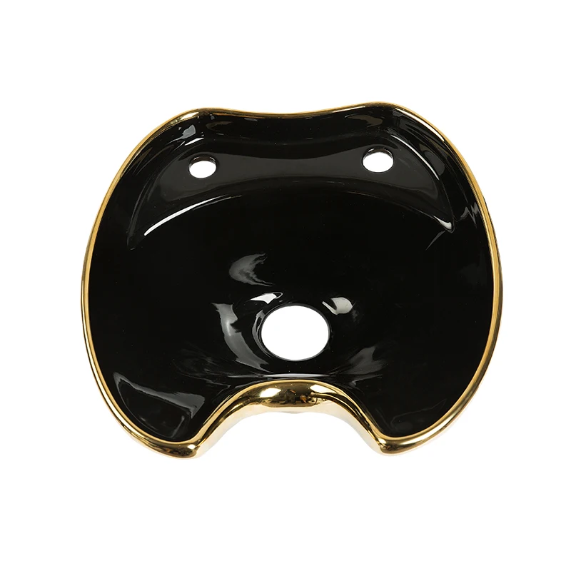 Factory Salon Sink Shampoo Bowl Chair with Shower&Faucet Shampoo Chair Parts Ceramic Basin Hair Salon
