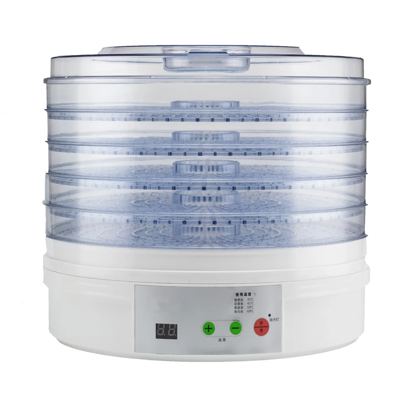 5 слоев электродуховка с циркуляцией горячего воздуха цифровой мини-сушилка для овощей, Фрукты сушильная машина