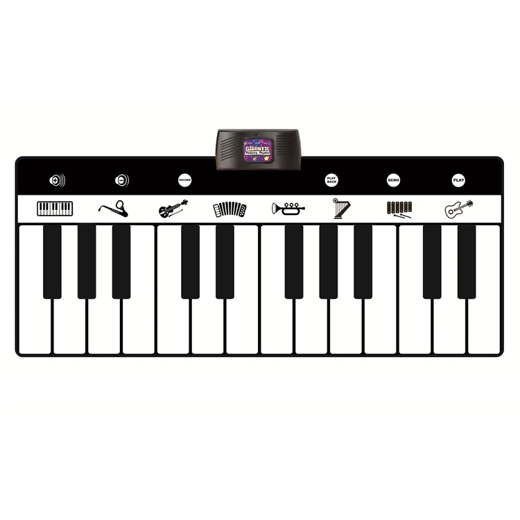 
Floor Piano Dance Mat for Kids and Toddlers Gigantic 6 foot piano mat Kick N play Keyboard Mat 