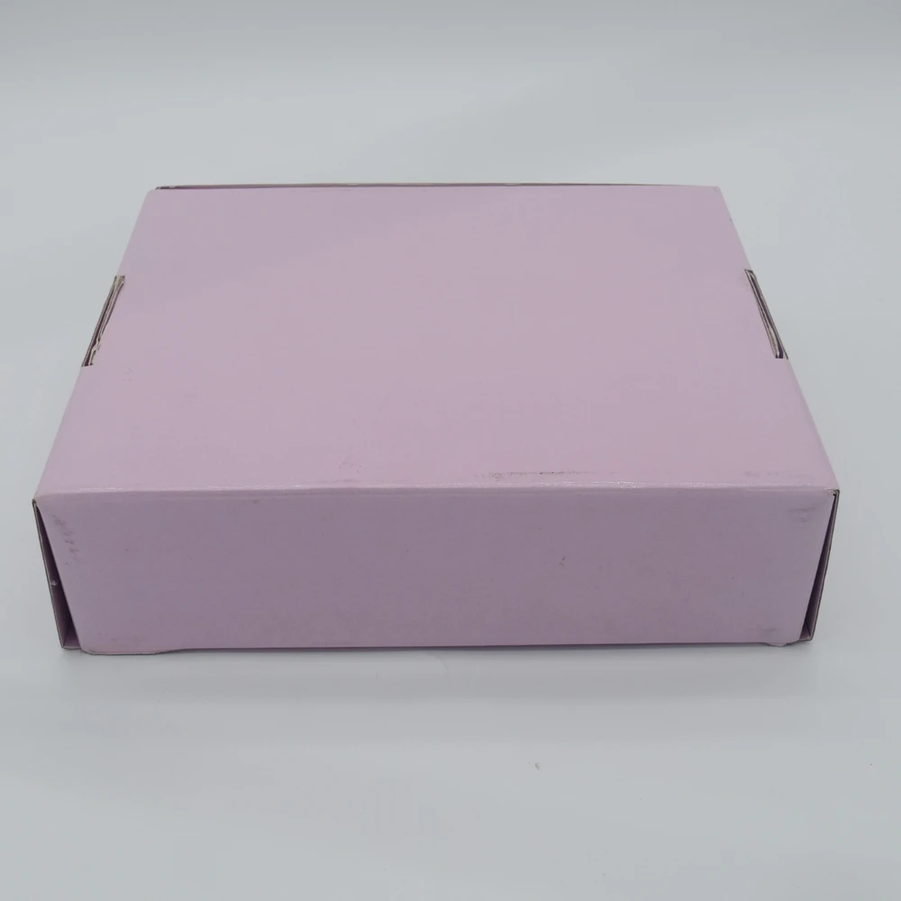 Custom logo size birthday gift packaging kraft paper boxes  lid and base cover gift box
