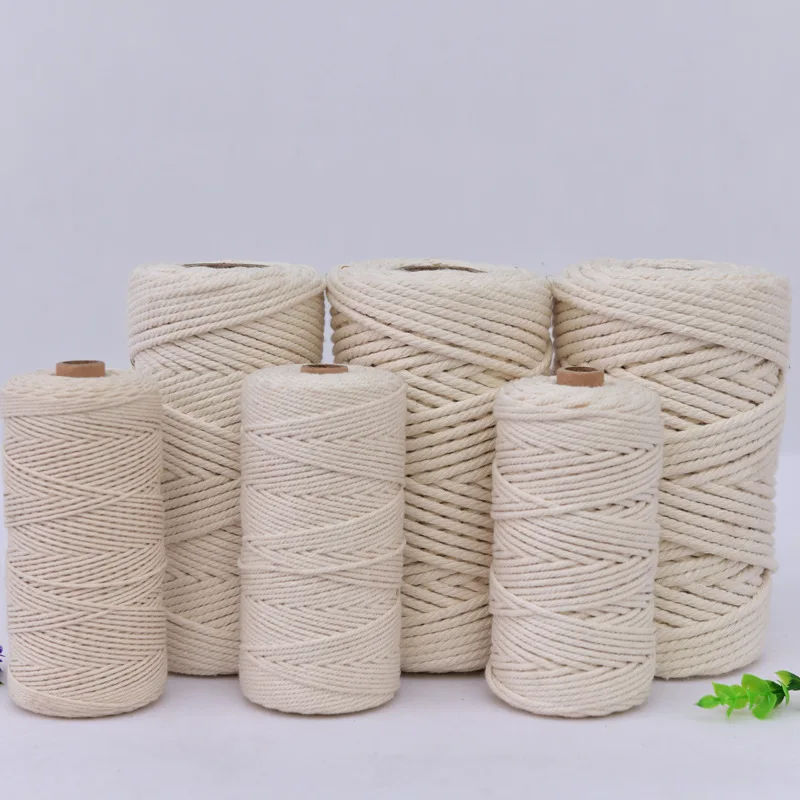 
2021 Cotton Decorative Wholesale Cotton Braided Rope For Kniting 