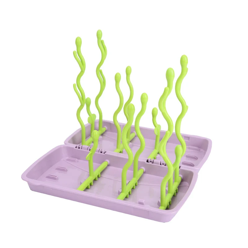 Cheap wholesale plastic bottle drying rack for baby