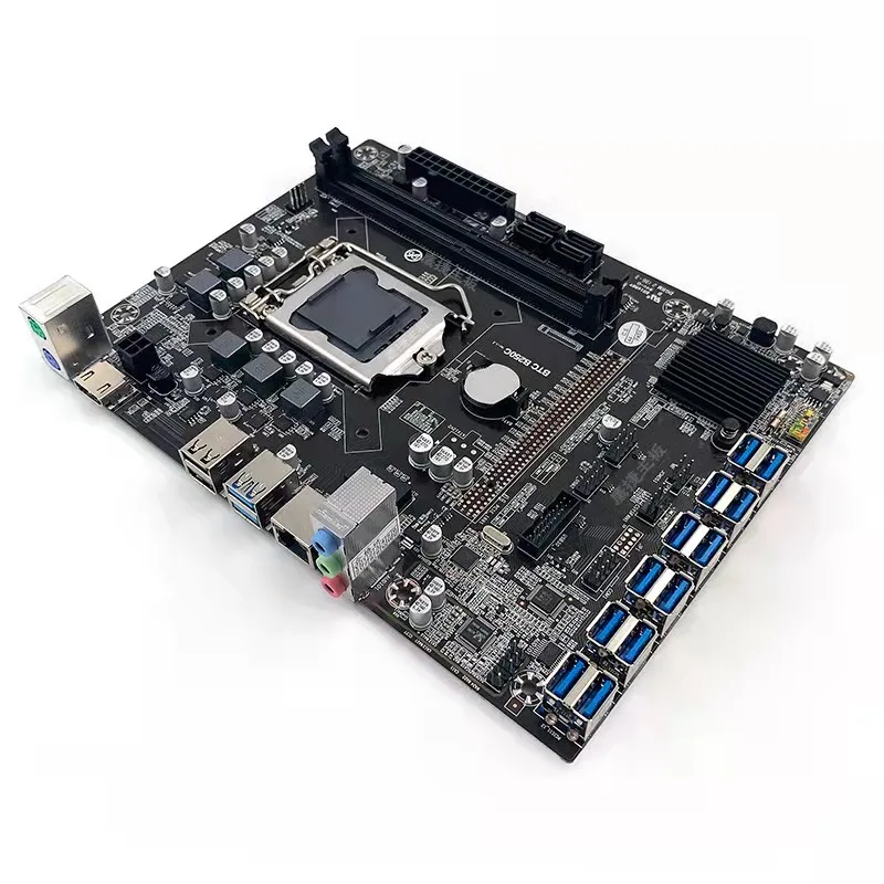 Материнская плата B250C V1.0 12P 1X с 12 графическими картами и чипсетом Intel B250