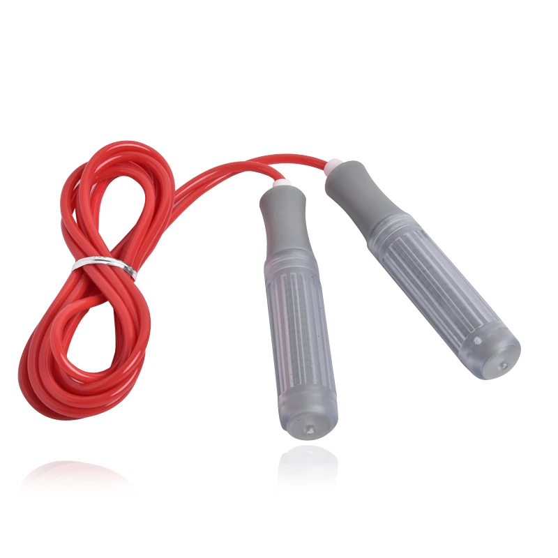 New Design Heavy Steel Cable Wire Bearing Weighted Skipping Rope Strength Training Skip Rope Jump Rope