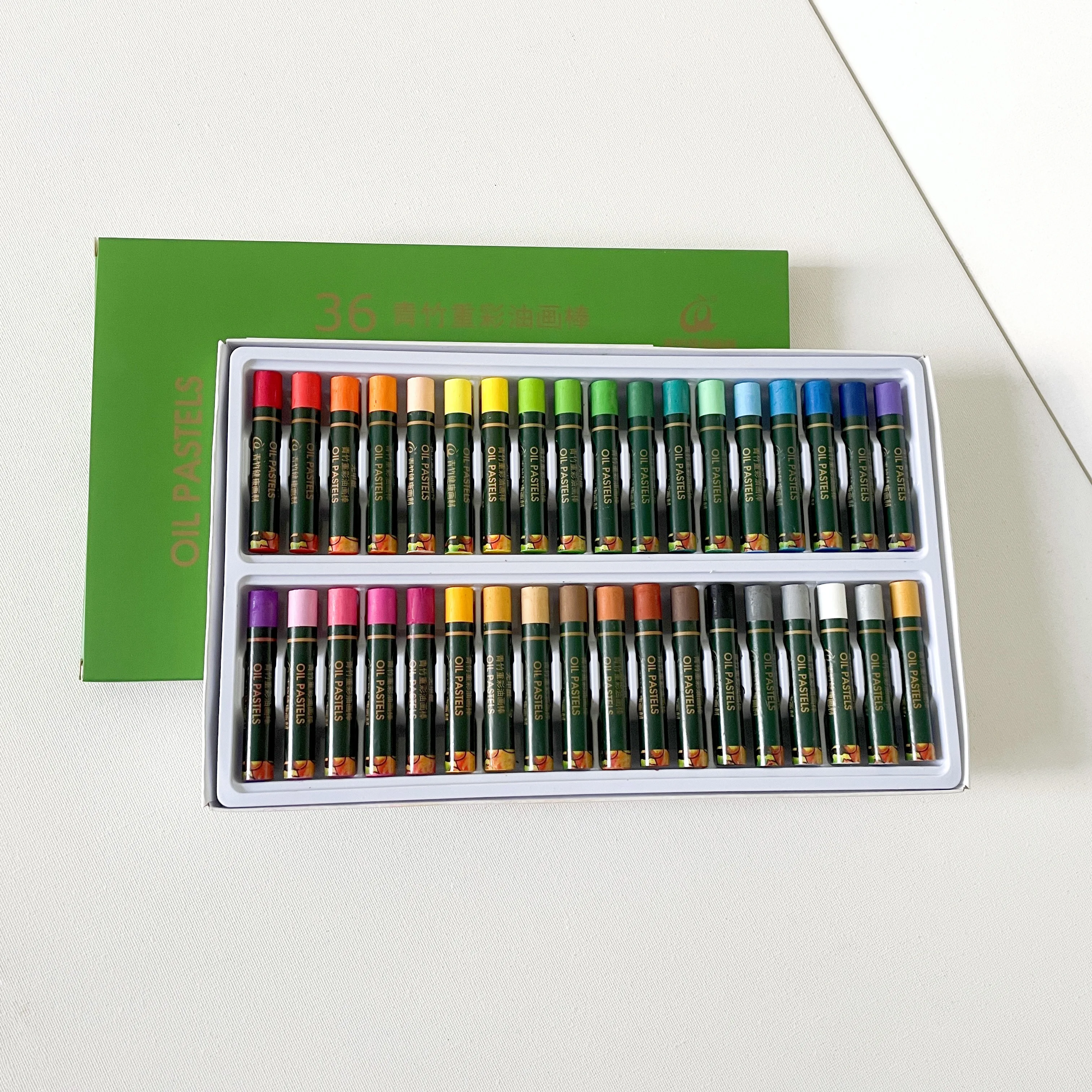 High Pigments Washable OEM Non-Toxic 36 48 Packs in Box Oil Pastel Set For Painting Drawing For Kids Artist