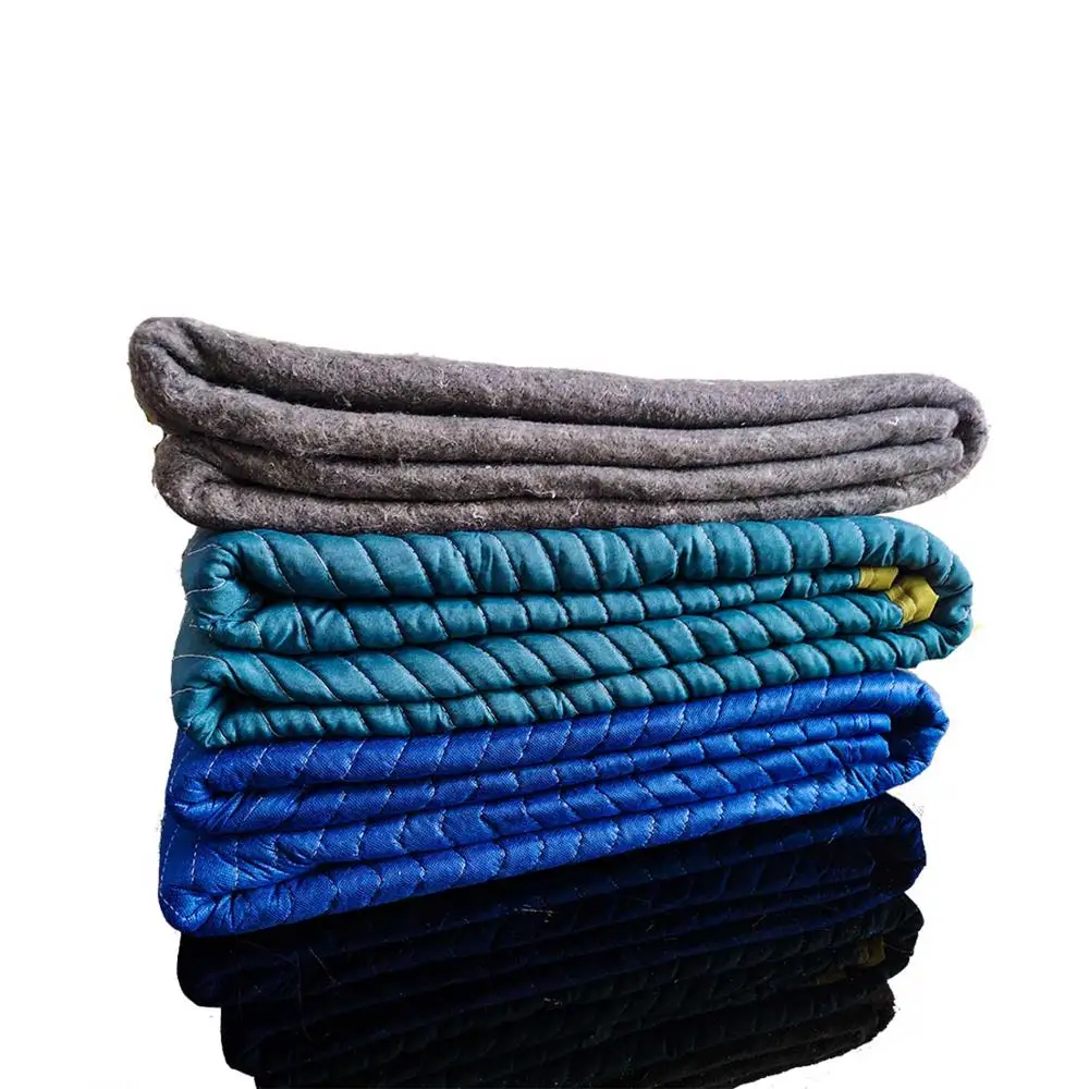 Recycled cotton heavy waterproof furniture moving blankets moving pad moving blanket 72 x 80