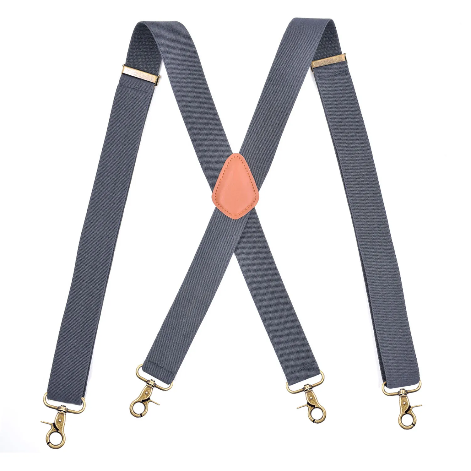 Fashion New Style X Back Suspenders Unisex High Quality Hooks Clips Suspenders