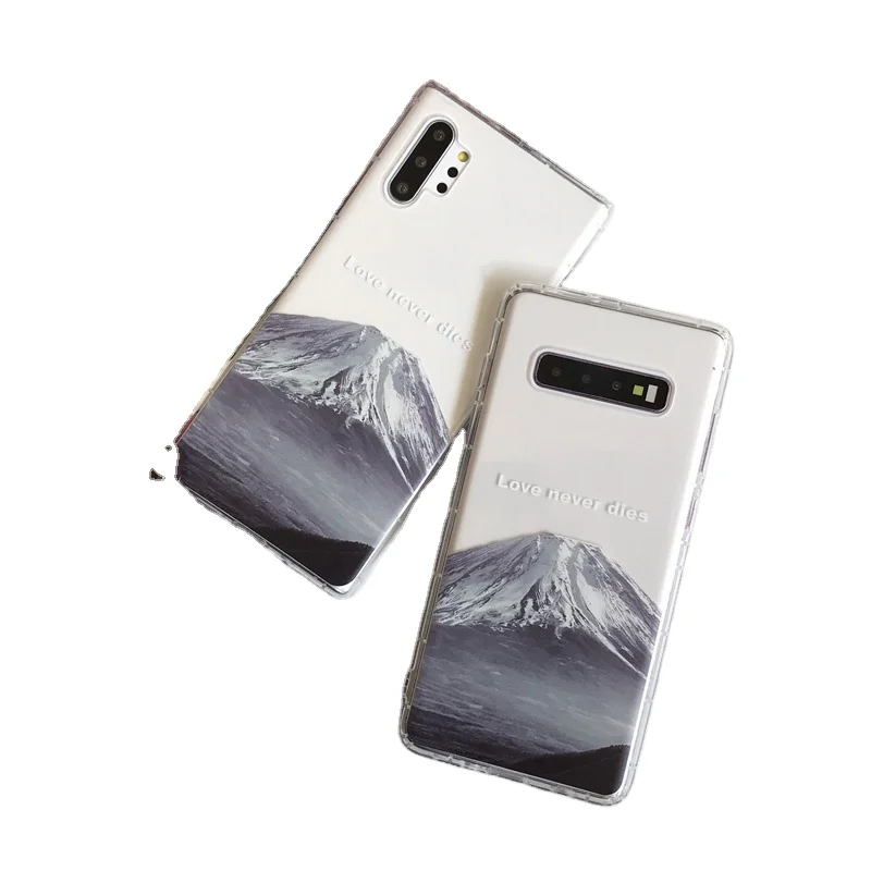 Color printing scenic style android phone case for samsung s 21 plus ultra case