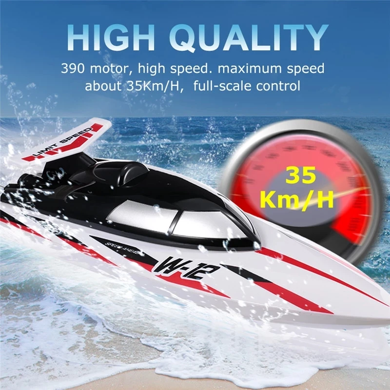 WL Toys WL912-A 2.4 GHz Large High Speed Electric Plastic Remote Control Racing Boats Toys Model for Sale New