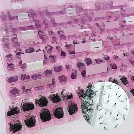 Hot Selling False Eyelashes 3d Premade Volume Fans Premade Eyelash Extension Fans Lashes Fan 5d Eyelashes Makeup