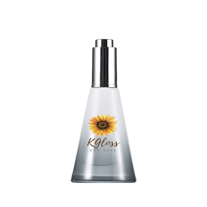Hot New Essence Bottle 15ML conical glass dropper bottle Liquid skin care essence bottle custom logo