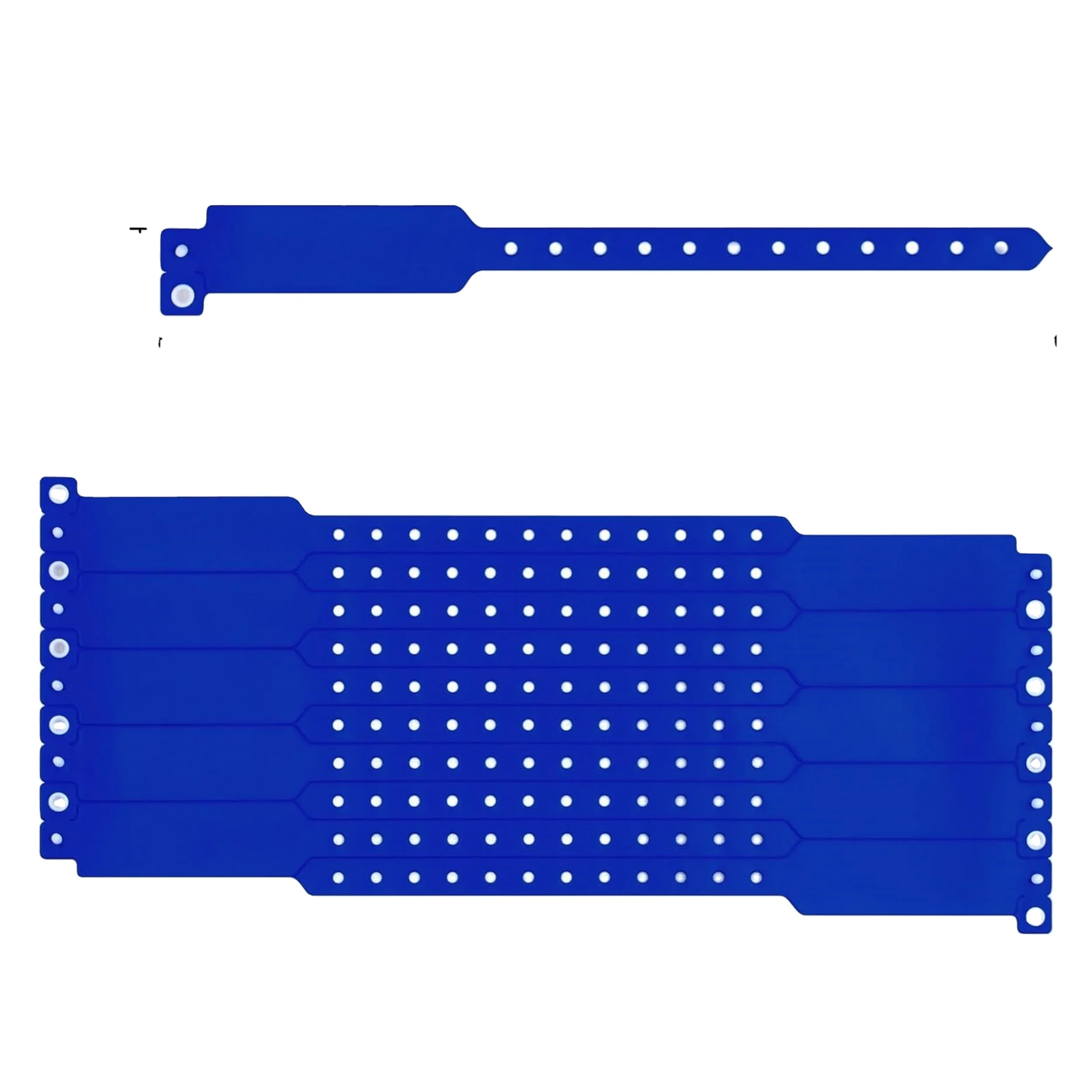 Vinyl Wrist Band Bracelets Hotel Plastic One Time Use Clear Identification PVC Button Bracelets OEM Customized personal design