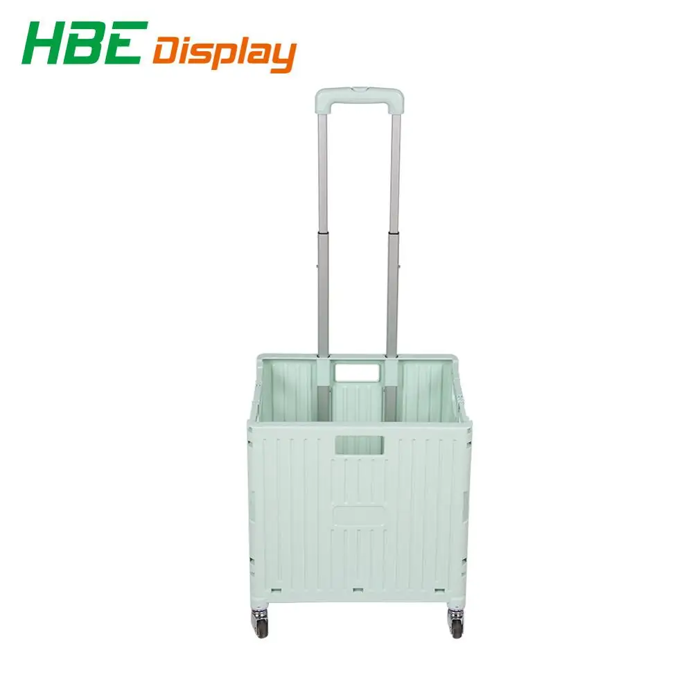 Plastic Boot Cart Pack Roll Folding Trolley Cart