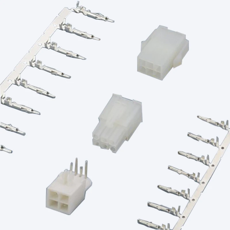 
4.14mm pitch TE replacement pin header and socket electrical connectors types wire to wire 1/2/3/6/9/12/15pin circuits 