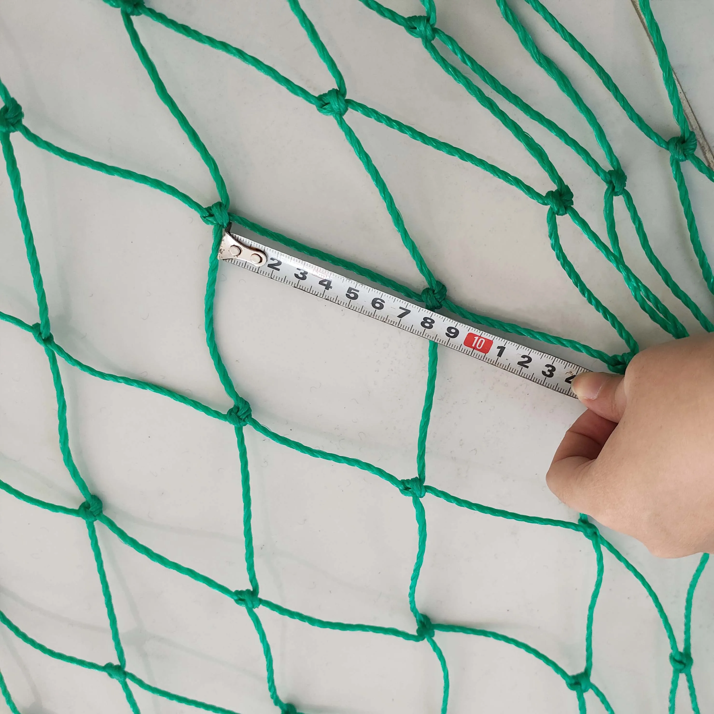 High strength polyethylene thick football net outdoor durable game football net