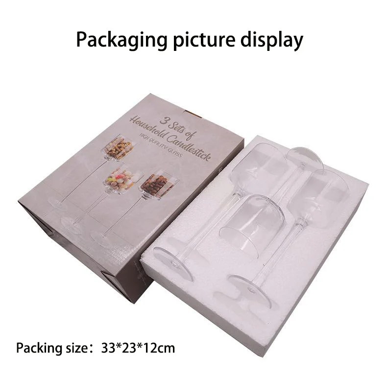 Glass Cylinder Candle Holder Tall Glass Candle Holder Table Clear Candlestick Cup Glass containers for candles Wedding Decor