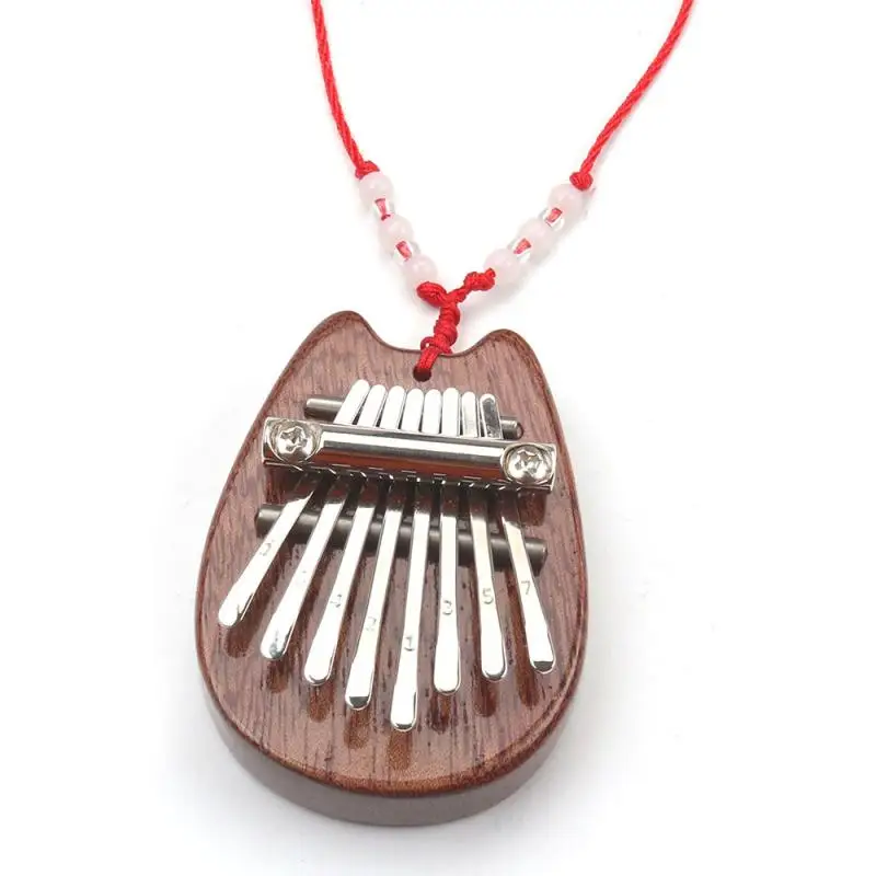 
2021 Best Gift to Buy Exquisite Finger Thumb Piano Marimba 8 Keys Mini Kalimba 