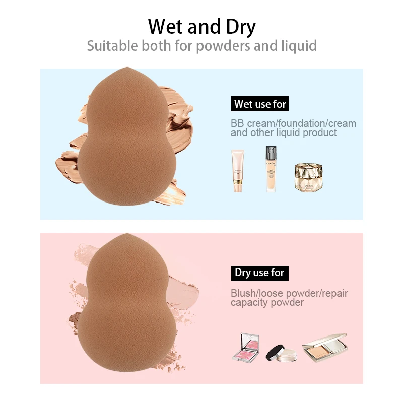 Calabash Powder Puff New Beauty Sponge Latex Free Professional Makeup