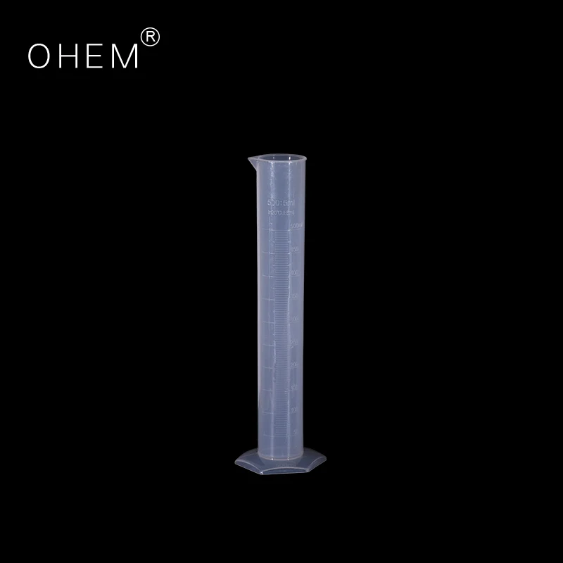 Lab Supplies Food grade PP With scale Plastic measuring cylinder