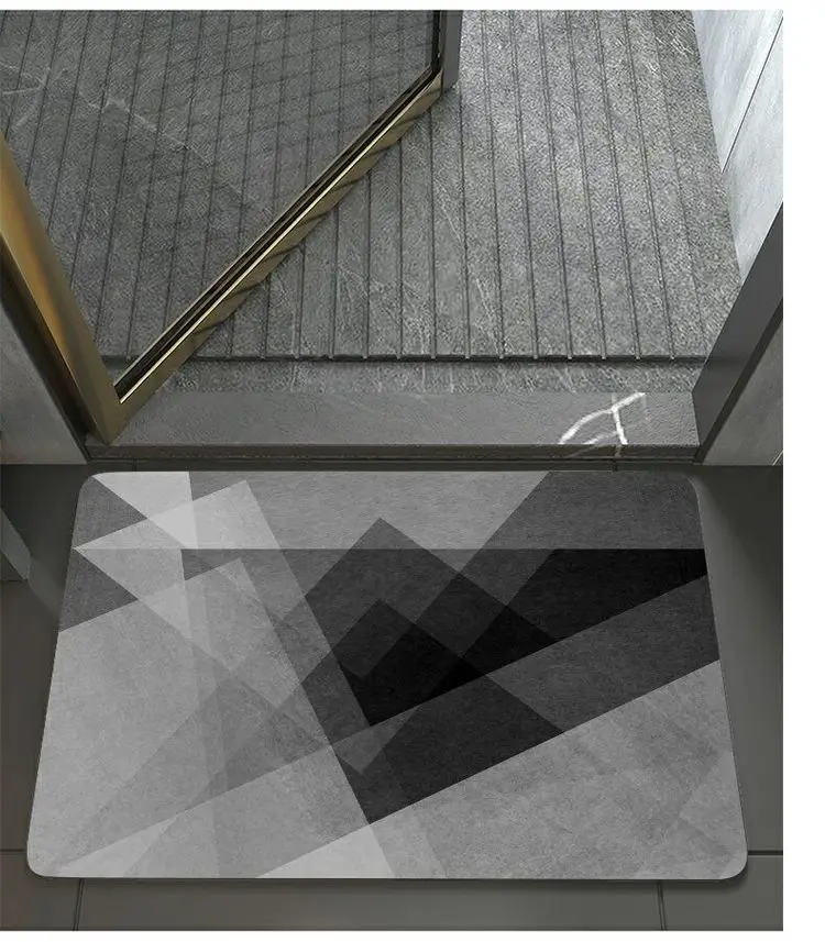 2024 Custom Soft Non-slip Cartoon Stone Round Toilet Halloween Mat Carpets Modern Bath Mats