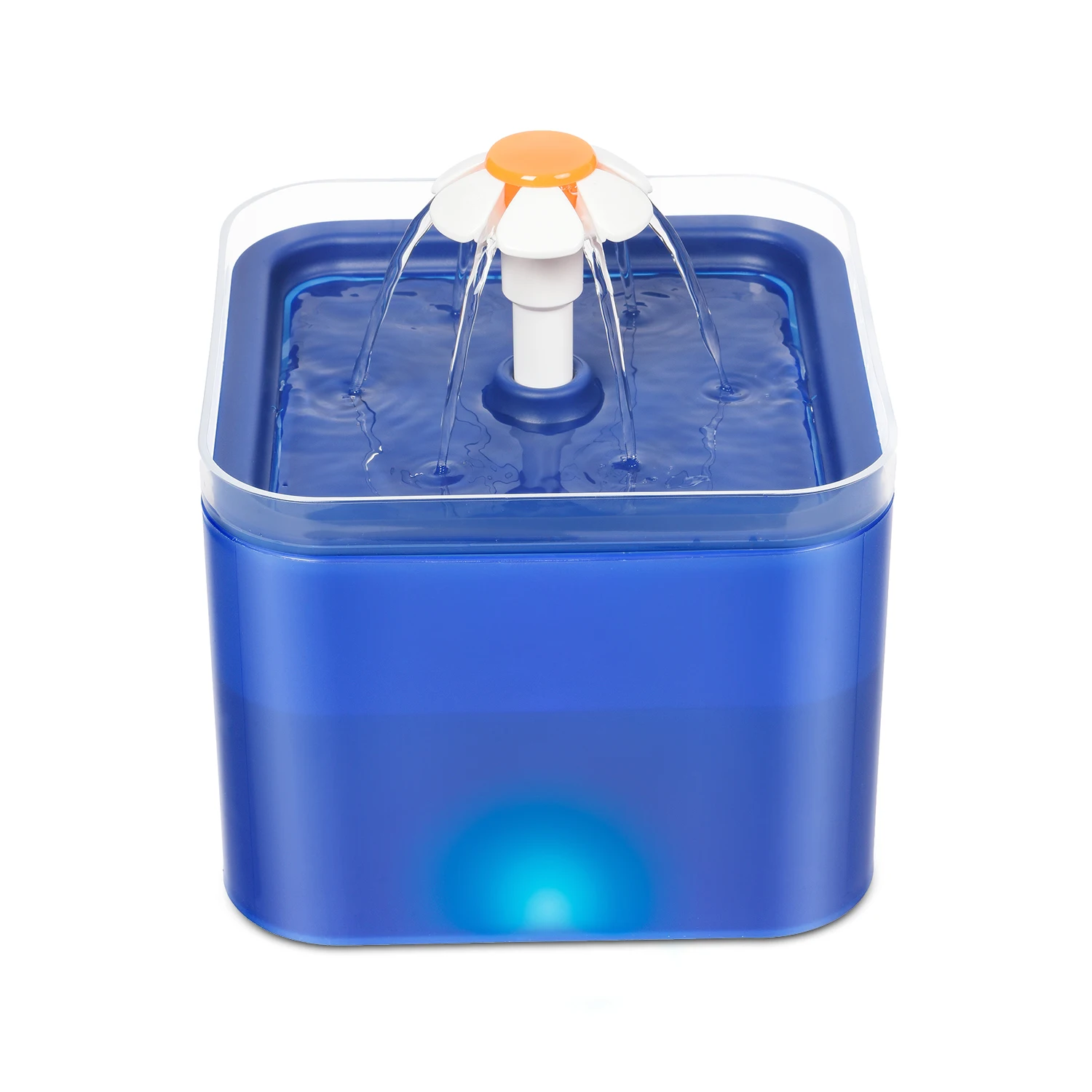  Lorenzo Odm Fuente De Agua Para Gatos 2L светло-голубого цвета; Каблук 16 см * 12 6 фонтан воды кота высокий домашних животных собака поливальщик авто для фонтанчика