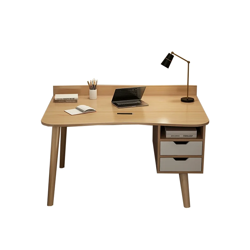 fauntion office notebook computadora diy wooden frame extra large integrated computer desk frame laptop stand furniture