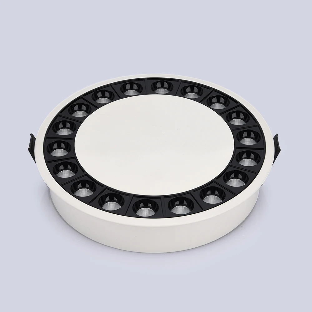 
New design top quality indoor aluminum round ceiling adjustable 15W dimmable COB recessed led spot light 