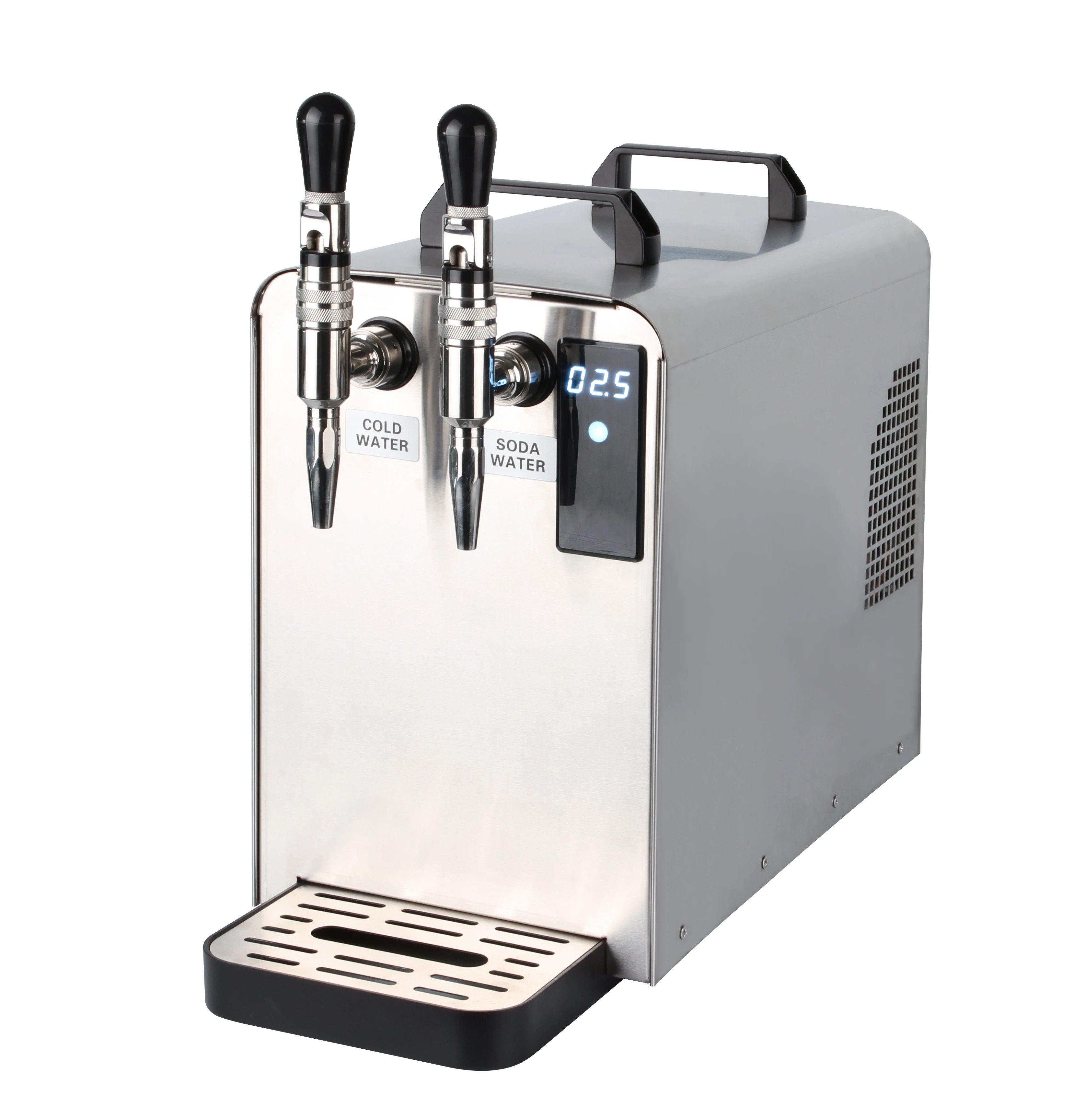 2024 New Design Puretal Commercial Soda and Sparkling Water Maker Stainless Steel