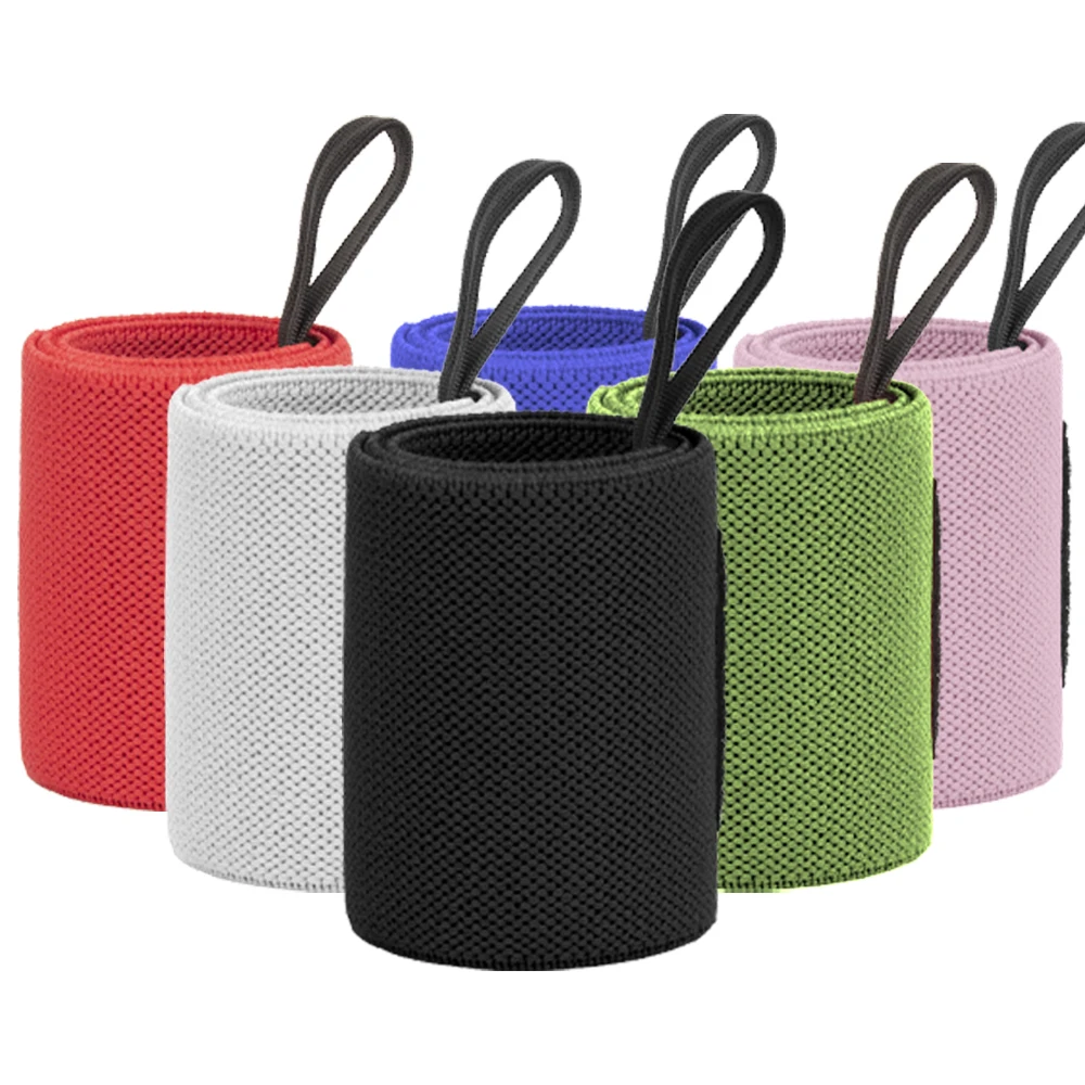 MKAS Green Custom Logo Eva Leather Ankle Neoprene Knee Sleeve Wrist Wraps Weight Lifting Belt Hooks Wrist Straps