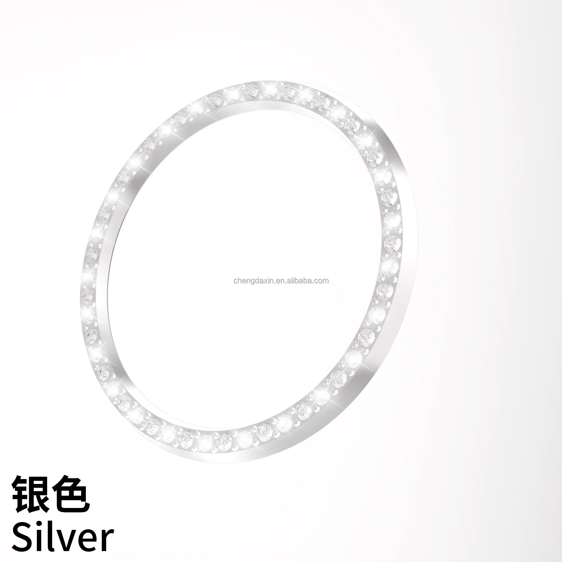 Diamond circle bezel insert For Samsung Watch 7 ultra 47mm Accessories Scale Ring Metal For Samsung Galaxy Watch 7 Decoration