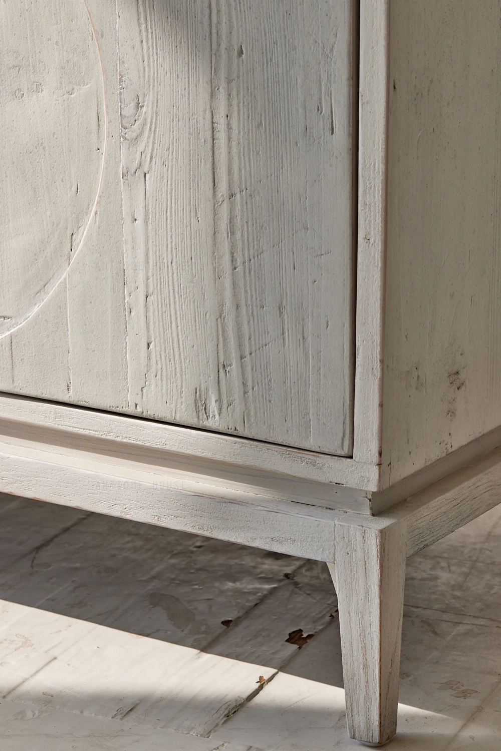 Elegant furniture wabi sabi cabinet French vintage recycled pine sideboards living room furniture interior decorative sideboard