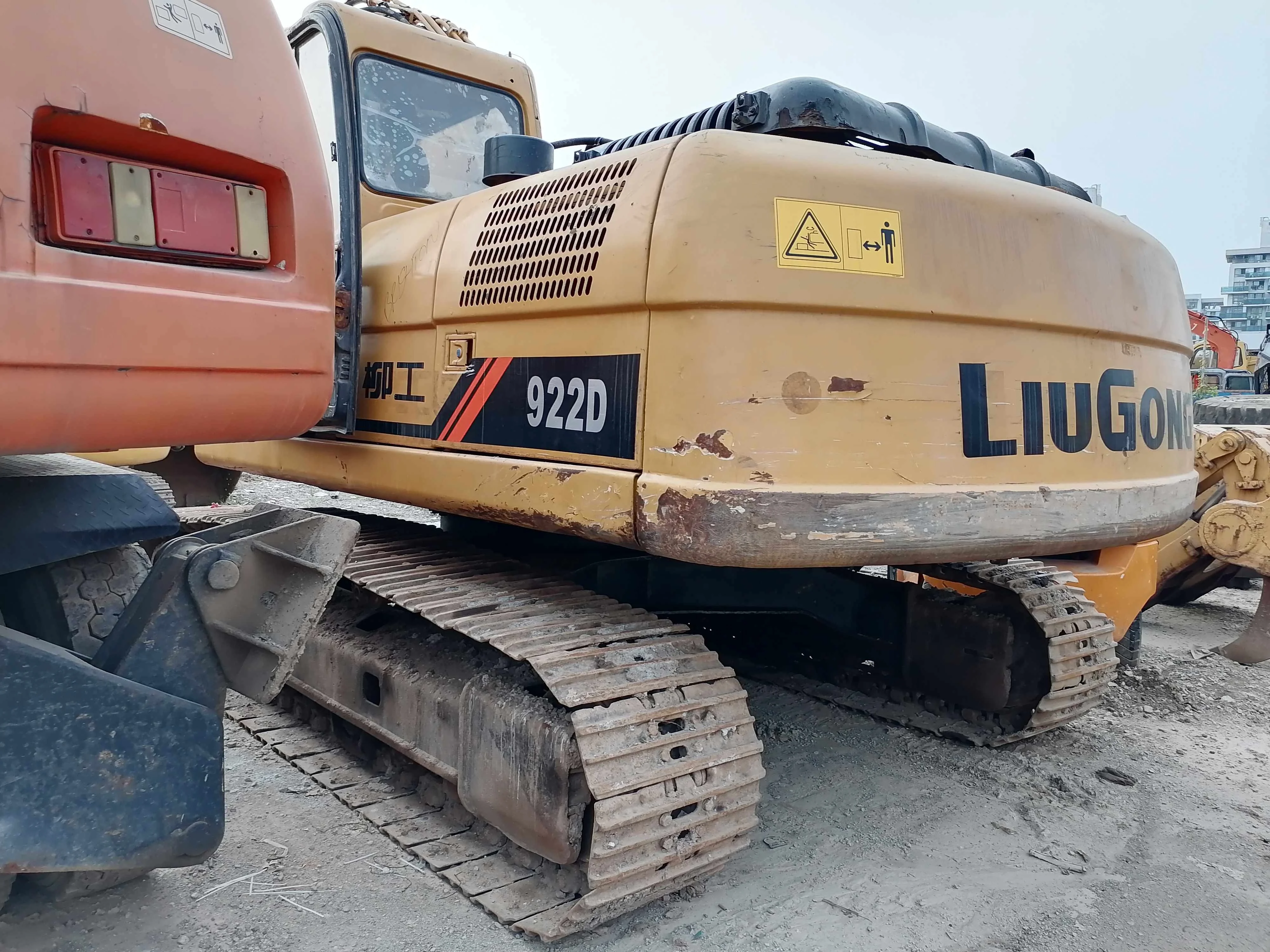 Китайский известный бренд 22 тонны б/у экскаватор liugong 922d 922 оборудование для заземления clg922d 922e