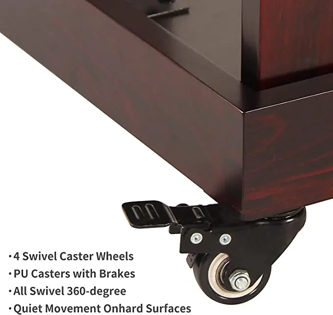 MEEDEN Deluxe художника корзина для хранения 5 круглый Ланч-бокс толстая твердая древесина бука Taboret с туалетный столик 3 ящиками записная книжка 4 Запираемые