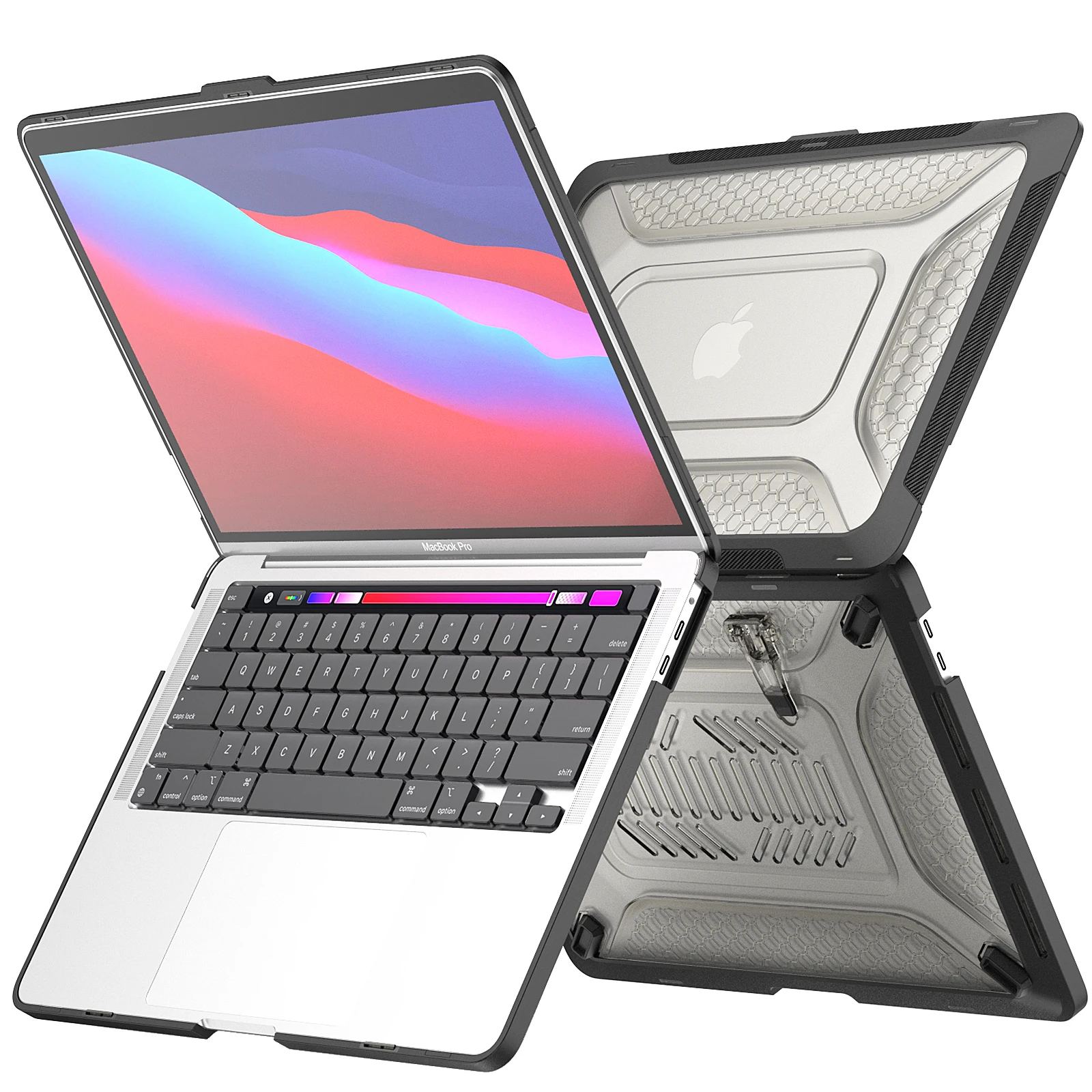 Противоударный чехол для ноутбука Macbook защитный жесткий MacBook Pro 13 2018