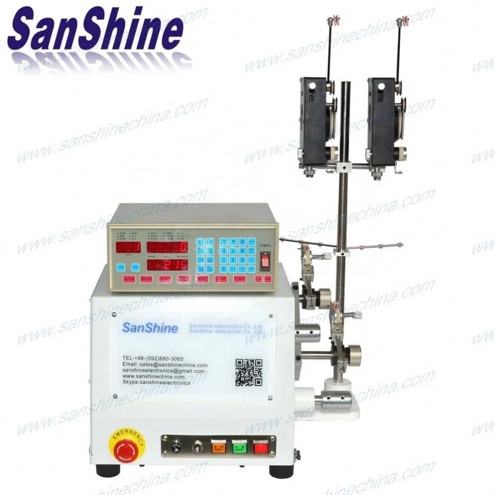 SS600I New Computer Automatic Coil Winder Winding Dispenser Dispensing wire terminal crimping machine for 0.04-1.20mm wire