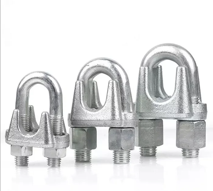 China Factory Hardware Wire Rope Clamp Lifting Carbon Steel Galvanized