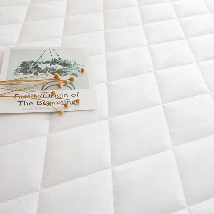 Hot Sell Sleep Well Cheap Polyester Quilted Mattress Cover Protector