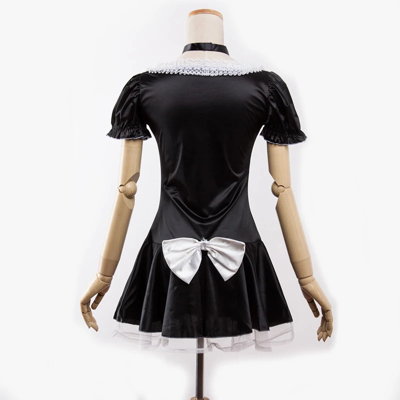 Hot Sweet Lolita Dress Waitress Underwear Anime Uniform Plus Size Halloween Costume Lace Cosplay Maid Lingerie Set For Fat Women