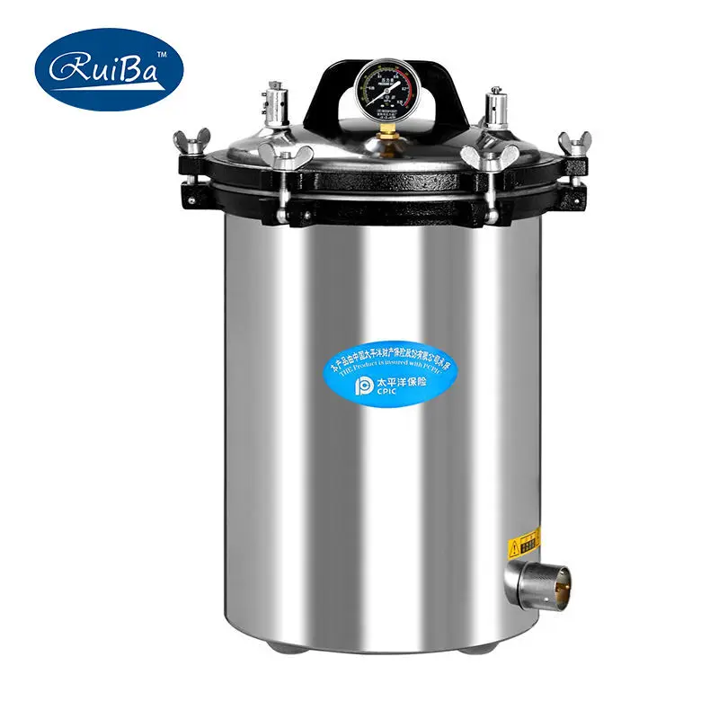 Factory Wholesale Hot Selling Portable Sterilizer 24L 18L Vertical Pressure Steam Autoclave Machine