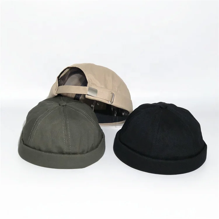 Custom Supporting Plain Miki Hat Hip Hop Brimless Docker Cap