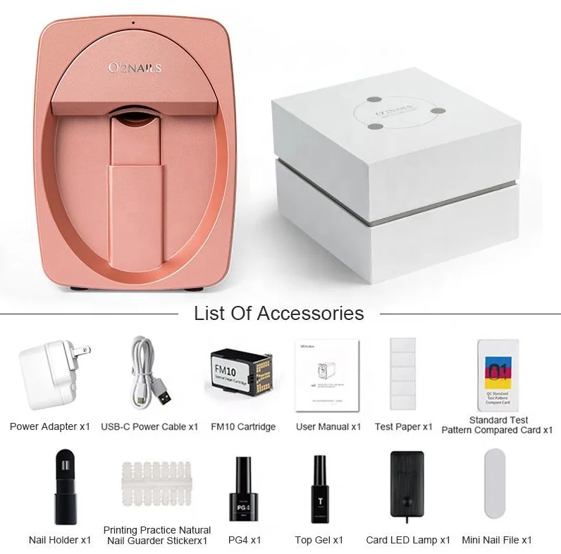 Innovative Design Easy to Carry Printer Nail Products for Multiple Scenarios High Dpi Printing Resolution Printer for Nails