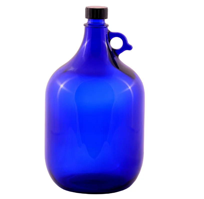 2.0L  color glass bottle jug blue glass bottle