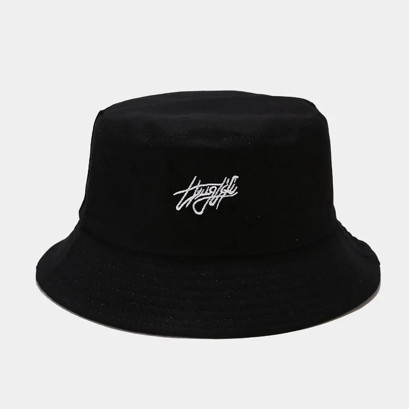 Wholesale Price Fashion Custom Logo Bucket Hat for Unisex Double-Side-Wear Sun Cap Outdoor Custom Bucket Hat